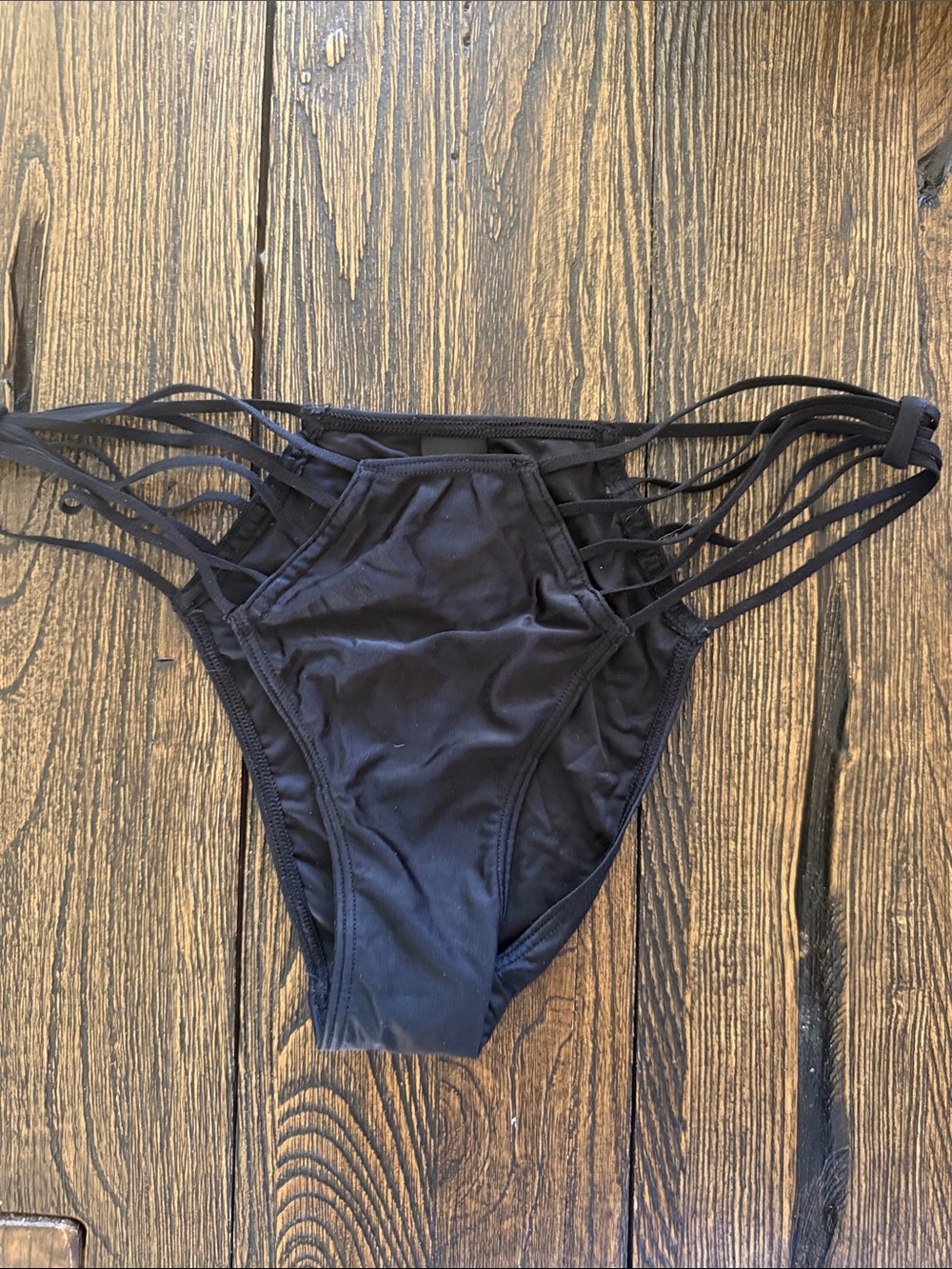 Black Strappy Women’s bikini panty